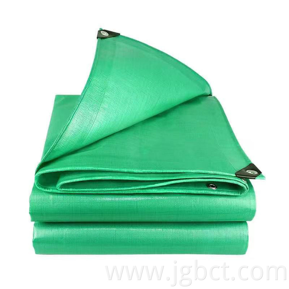 Double-sided Green 180g PE tarpaulin